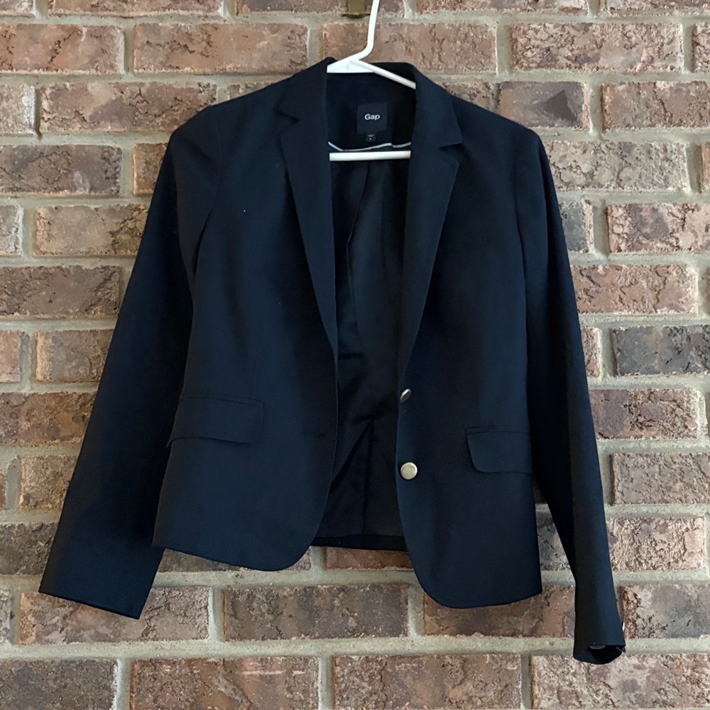 GAP Navy Blazer with Metallic Buttons